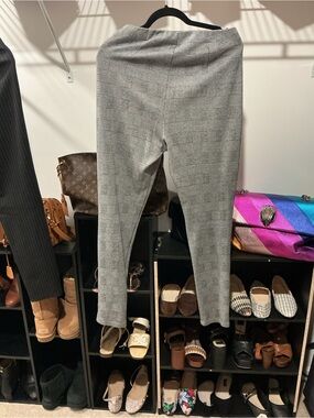 Gray Plaid women Leggings - Brand